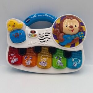 VTech Monkey Band Music Center Unisex Toddler Electronic Piano Toy Lights Sounds